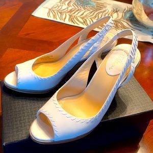 Gorgeous Cream Cole Haan Wedges